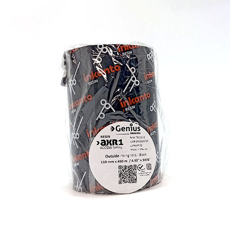 RIBBON RESINA PURA 4.33X300 CAJA DE 30 UNIDADES R1