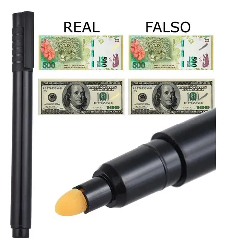 LAPIZ DETECTOR DE BILLETES FALTOS USA ORIGEN