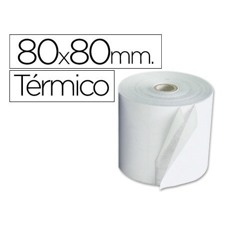 ROLLO TERMICO JUMBO 80X80 ( 75 METROS DE LARGO) CAJA DE 50 UNIDADES